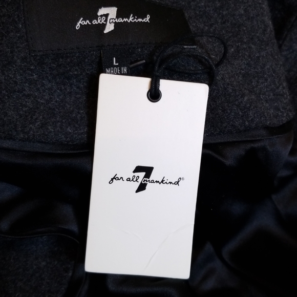 7 for All Mankind New Stunning Wool Coat - Picture 6 of 7